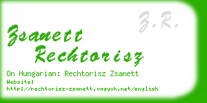 zsanett rechtorisz business card